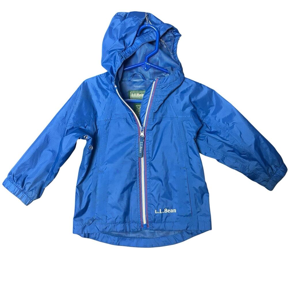 LL Bean Jacket Kids 12 To 18 Months. Raincoat Windbreaker Lightweight Hooded